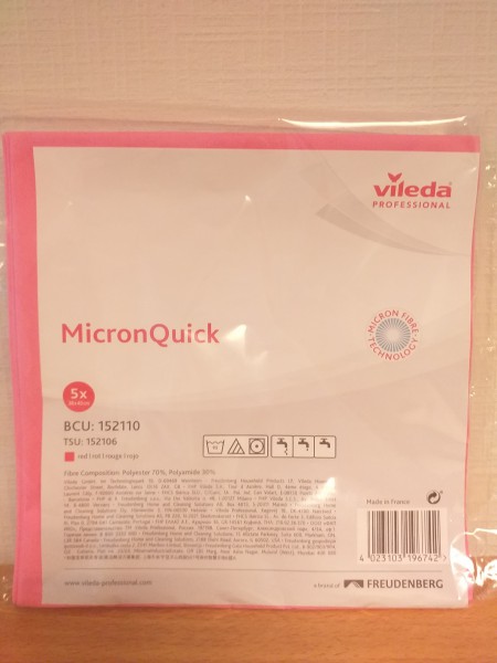 Vileda micronquick microvezeldoek 5st