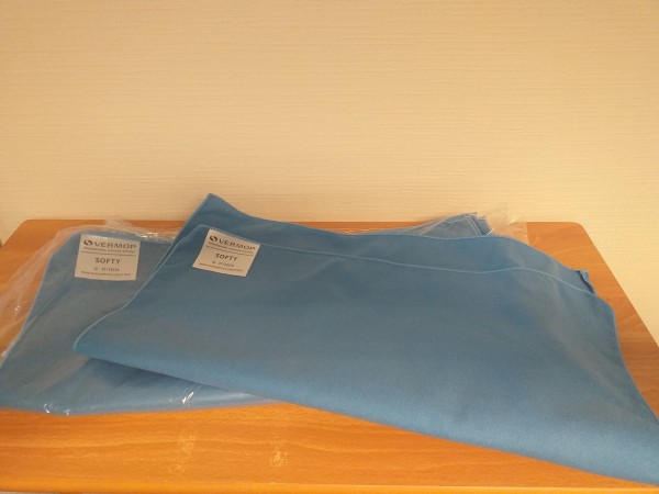 Vermop softy doek 40x40cm blauw 5st